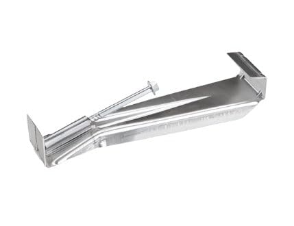 6” K Style Gutter Hangers Brackets with Screw - Premium 0.615 Gauge Aluminum