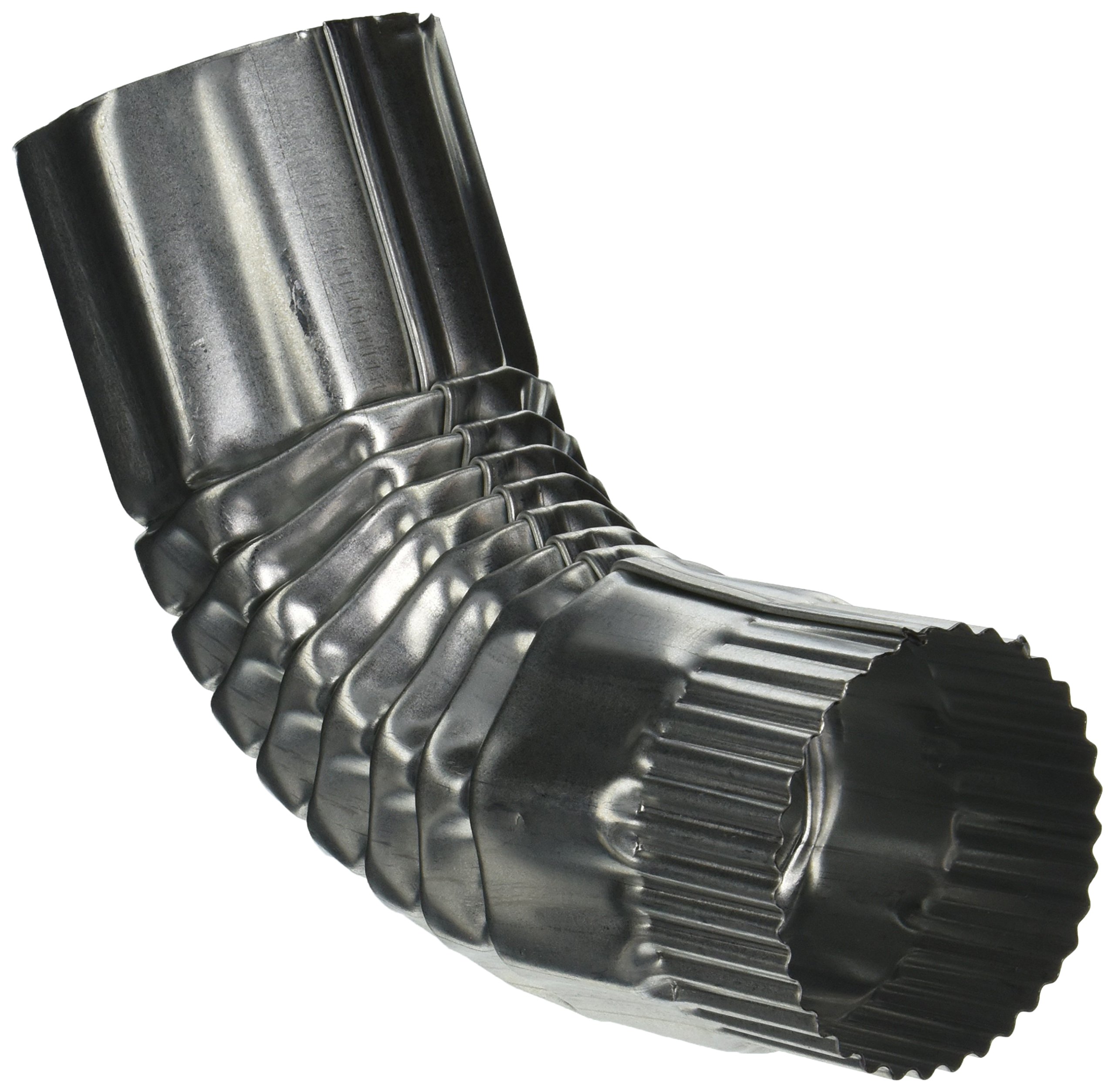 RC63P3 3-Inch Galvanized Round Corrugated Elbow